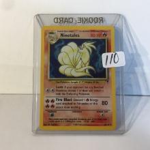 Modern 2002 Pokemon TCG Stage1 Ninetales Hp80 Holo No.38 Fox Pokemon 17/110