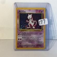 Modern 1999 Pokemon TCG Basic Mewtwo Hp60 Holo NO.150 Genetic Pokemon 10/102