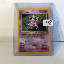 Modern 1999 Pokemon TCG Basic Mr. Mime HP40 Holo  No.122 Barrier Pokemon 6/64