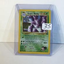 Modern 2000 Pokemon TCG Stage2 Giovanni's Nidokinf HP120 Holo Drill Pokemon 7/132 Card