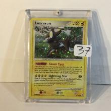 Modern 2007 Pokemon TCG Stage2 Luxray Lv.48 Hp120 Holo No.405 Gleam Eyes Pokemon 7/130