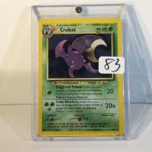 Modern 2000 Pokemon TCG Stage2 Crobat Hp90 Bat Pokemon 4/64 Trading Game Card