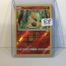 Modern 2017 Pokemon TCG Basic Makuhita Hp80 Holo No.296 Guts Pokemon Card67/149