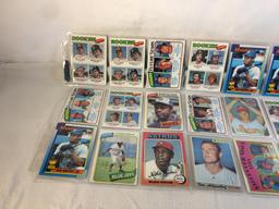 Lot of 18 Pcs Collector Vintage  MLB Baseball  Sport Trading Assorted Cards & Players - See Photos