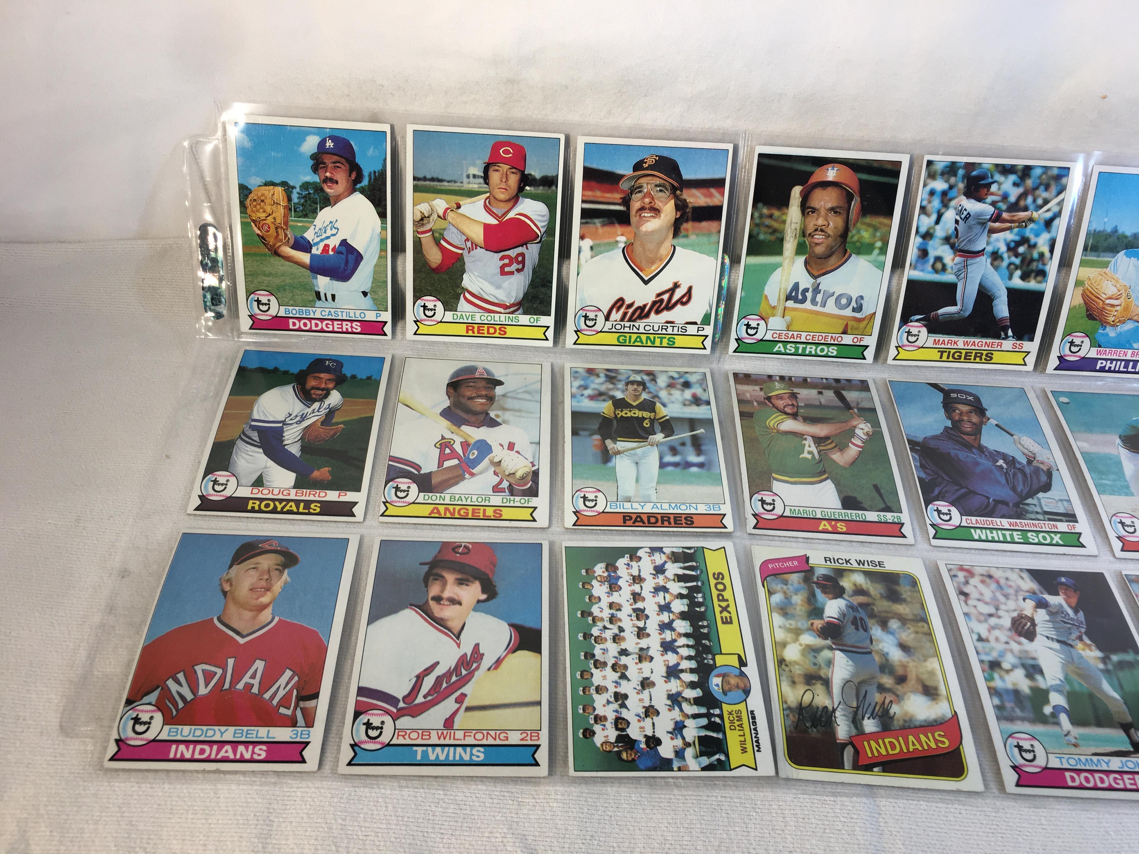 Lot of 18 Pcs Collector Vintage  MLB Baseball  Sport Trading Assorted Cards & Players - See Photos