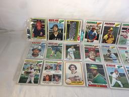 Lot of 18 Pcs Collector Vintage  MLB Baseball  Sport Trading Assorted Cards & Players - See Photos