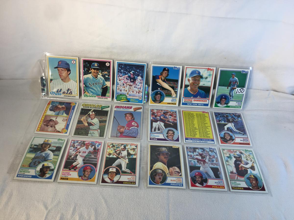 Lot of 18 Pcs Collector Vintage  MLB Baseball  Sport Trading Assorted Cards & Players - See Photos