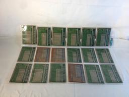 Lot of 18 Pcs Collector Vintage  MLB Baseball  Sport Trading Assorted Cards & Players - See Photos