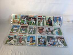 Lot of 18 Pcs Collector Vintage  MLB Baseball  Sport Trading Assorted Cards & Players - See Photos