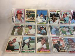 Lot of 18 Pcs Collector Vintage  MLB Baseball  Sport Trading Assorted Cards & Players - See Photos