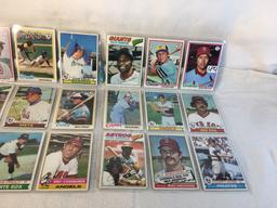 Lot of 18 Pcs Collector Vintage  MLB Baseball  Sport Trading Assorted Cards & Players - See Photos