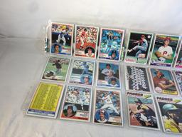 Lot of 18 Pcs Collector Vintage  MLB Baseball  Sport Trading Assorted Cards & Players - See Photos