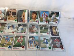 Lot of 18 Pcs Collector Vintage  MLB Baseball  Sport Trading Assorted Cards & Players - See Photos