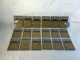 Lot of 18 Pcs Collector Vintage  MLB Baseball  Sport Trading Assorted Cards & Players - See Photos