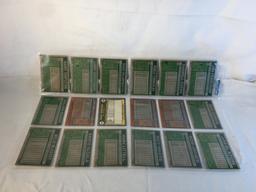 Lot of 18 Pcs Collector Vintage  MLB Baseball  Sport Trading Assorted Cards & Players - See Photos