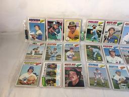 Lot of 18 Pcs Collector Vintage  MLB Baseball  Sport Trading Assorted Cards & Players - See Photos