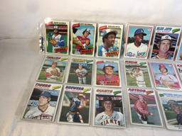 Lot of 18 Pcs Collector Vintage  MLB Baseball  Sport Trading Assorted Cards & Players - See Photos