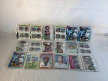 Lot of 18 Pcs Collector Vintage  MLB Baseball  Sport Trading Assorted Cards & Players - See Photos