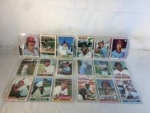 Lot of 18 Pcs Collector Vintage  MLB Baseball  Sport Trading Assorted Cards & Players - See Photos