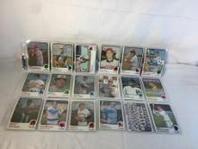 Lot of 18 Pcs Collector Vintage  MLB Baseball  Sport Trading Assorted Cards & Players - See Photos