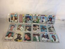 Lot of 18 Pcs Collector Vintage  MLB Baseball  Sport Trading Assorted Cards & Players - See Photos