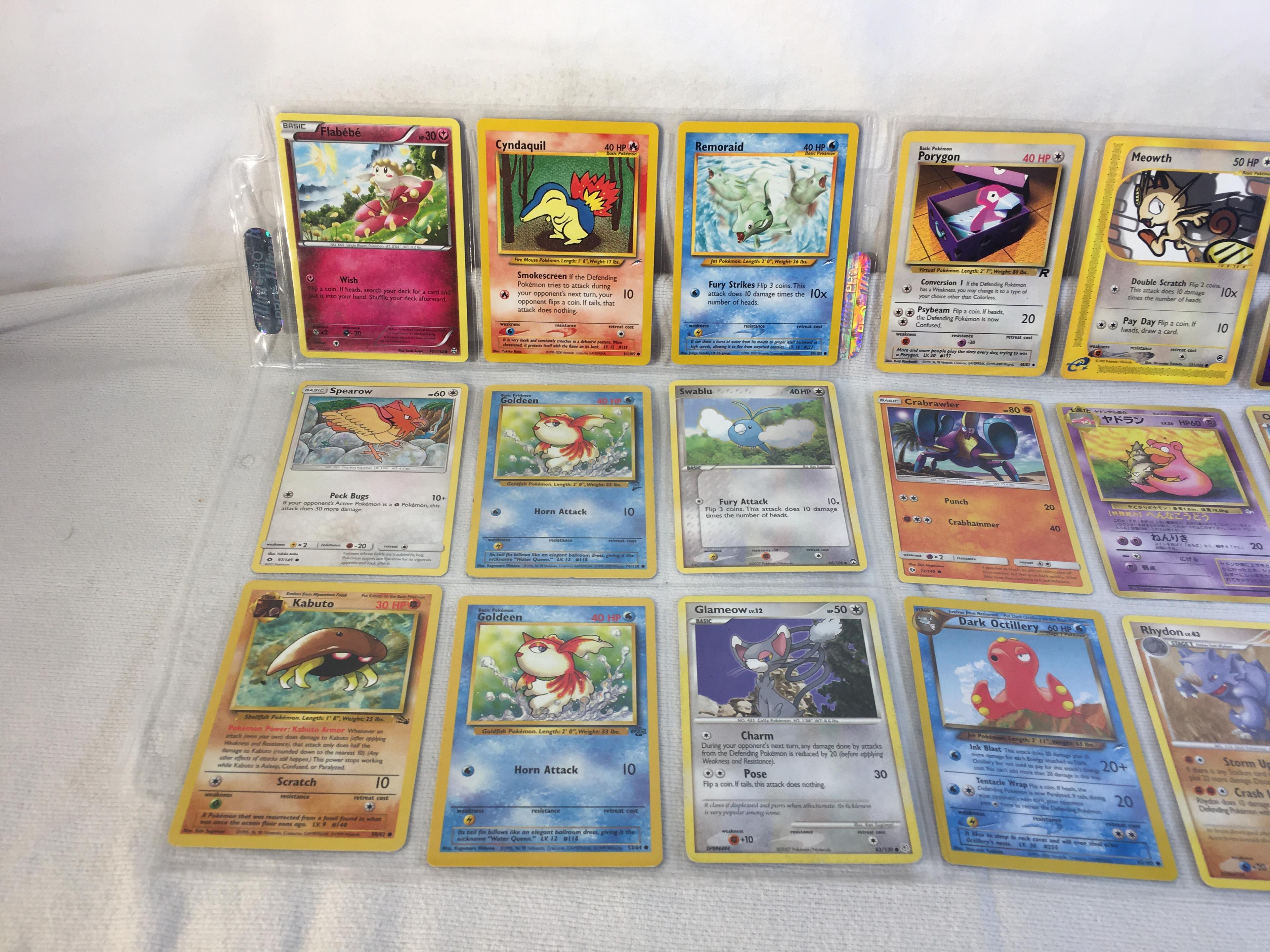 Lot of 18 Pcs Collector Pokemon TCG Assorted Trading Card Game - See Pictures