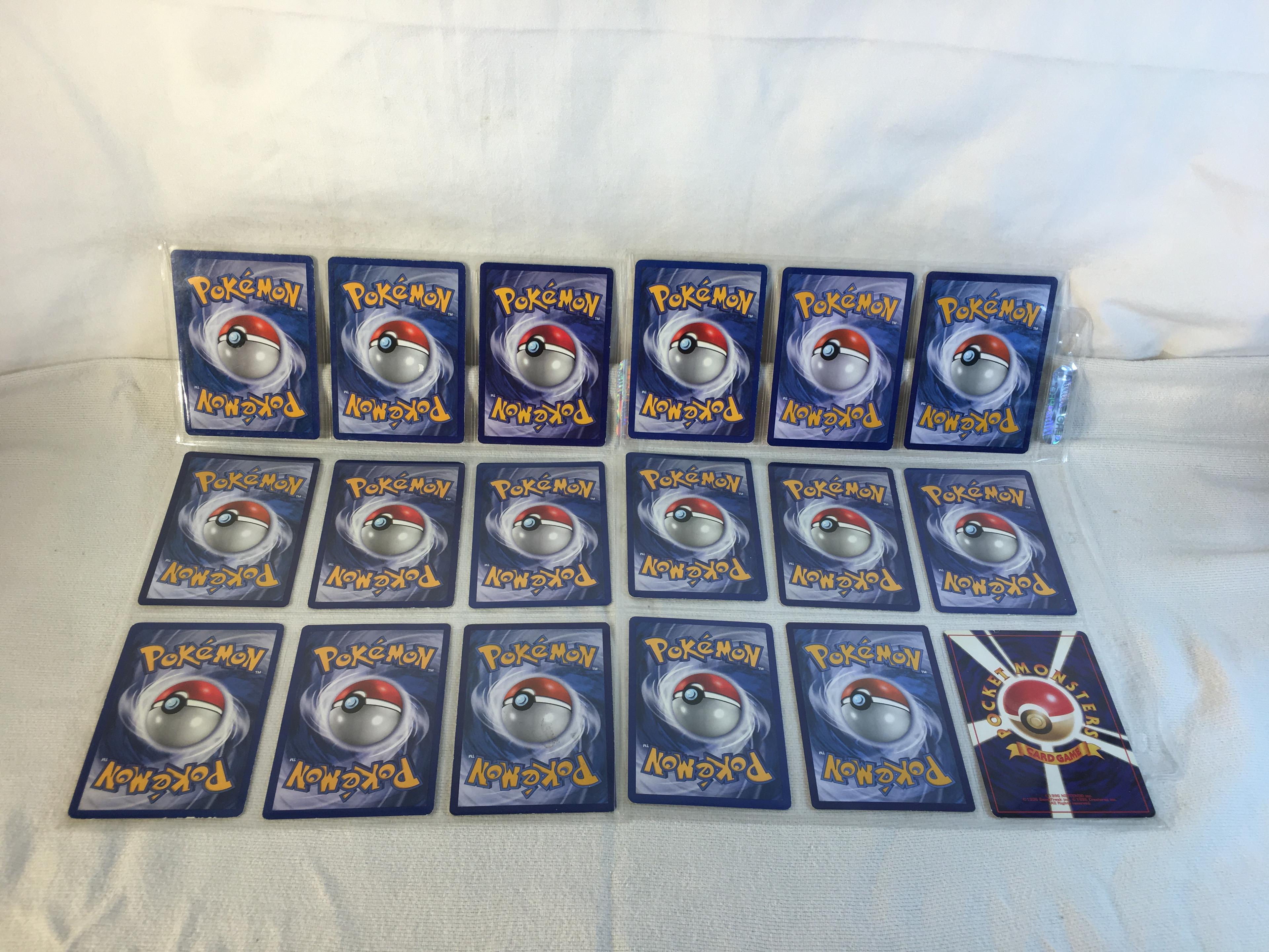 Lot of 18 Pcs Collector Pokemon TCG Assorted Trading Card Game - See Pictures