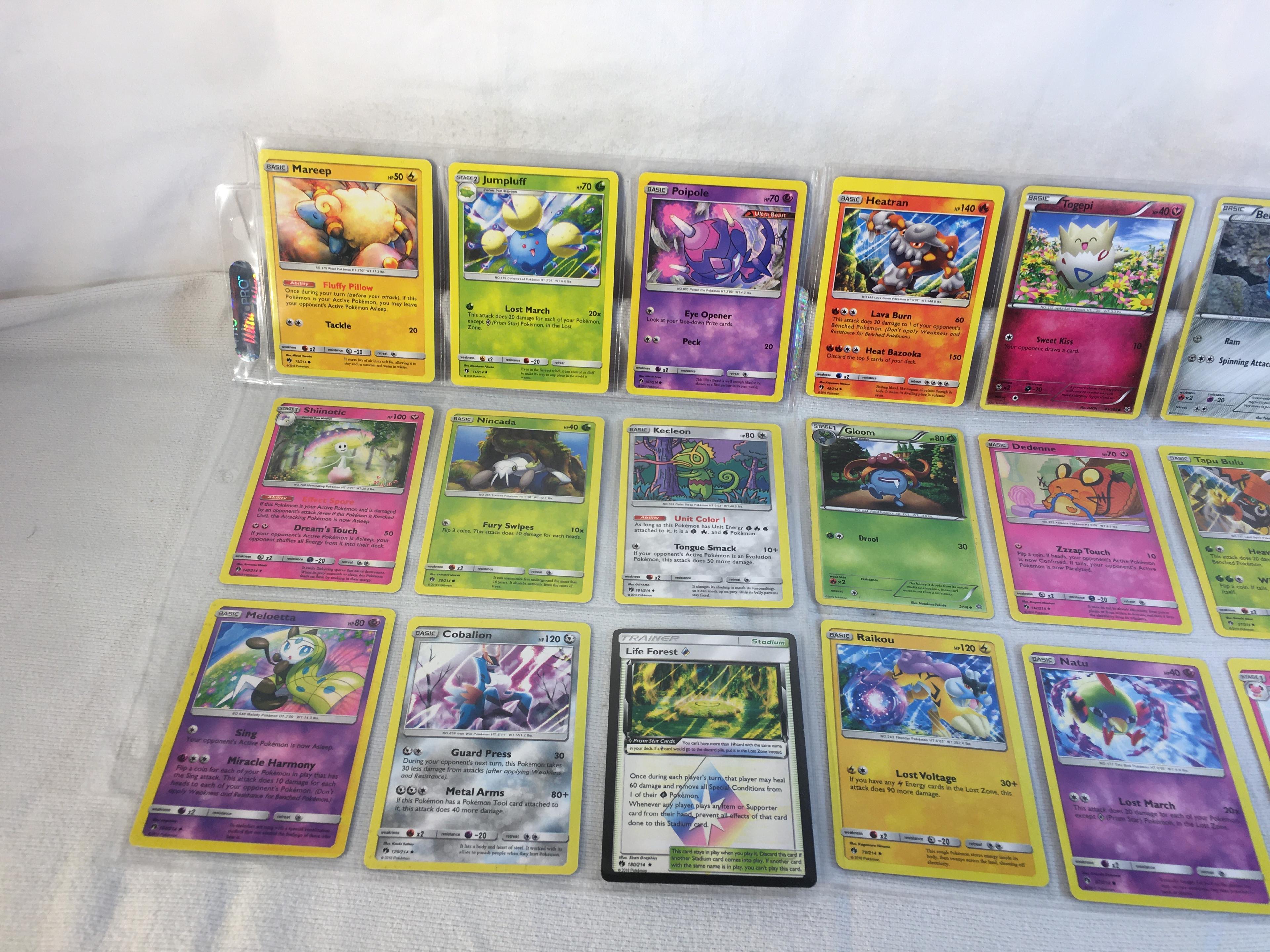 Lot of 18 Pcs Collector Pokemon TCG Assorted Trading Card Game - See Pictures