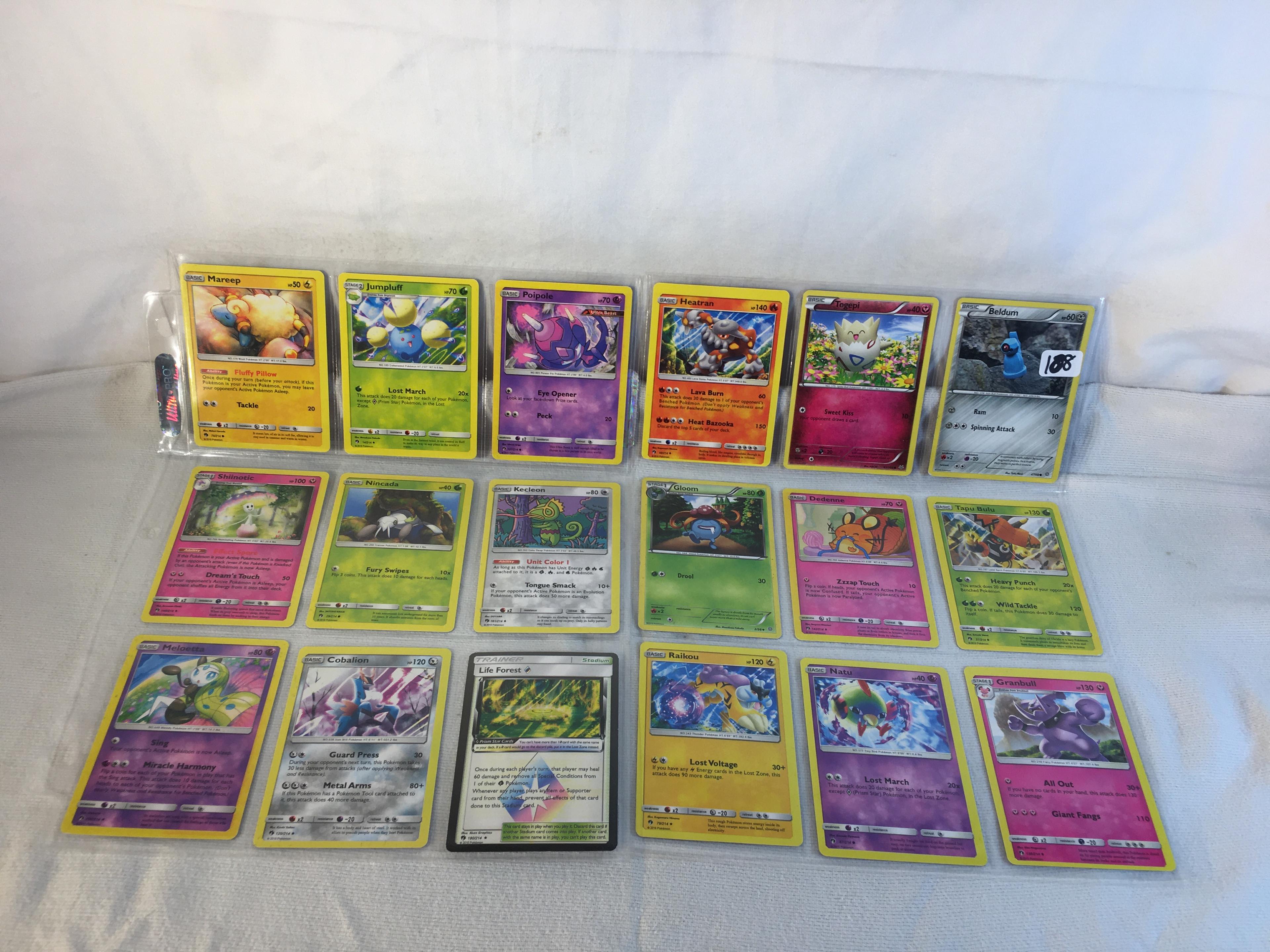 Lot of 18 Pcs Collector Pokemon TCG Assorted Trading Card Game - See Pictures