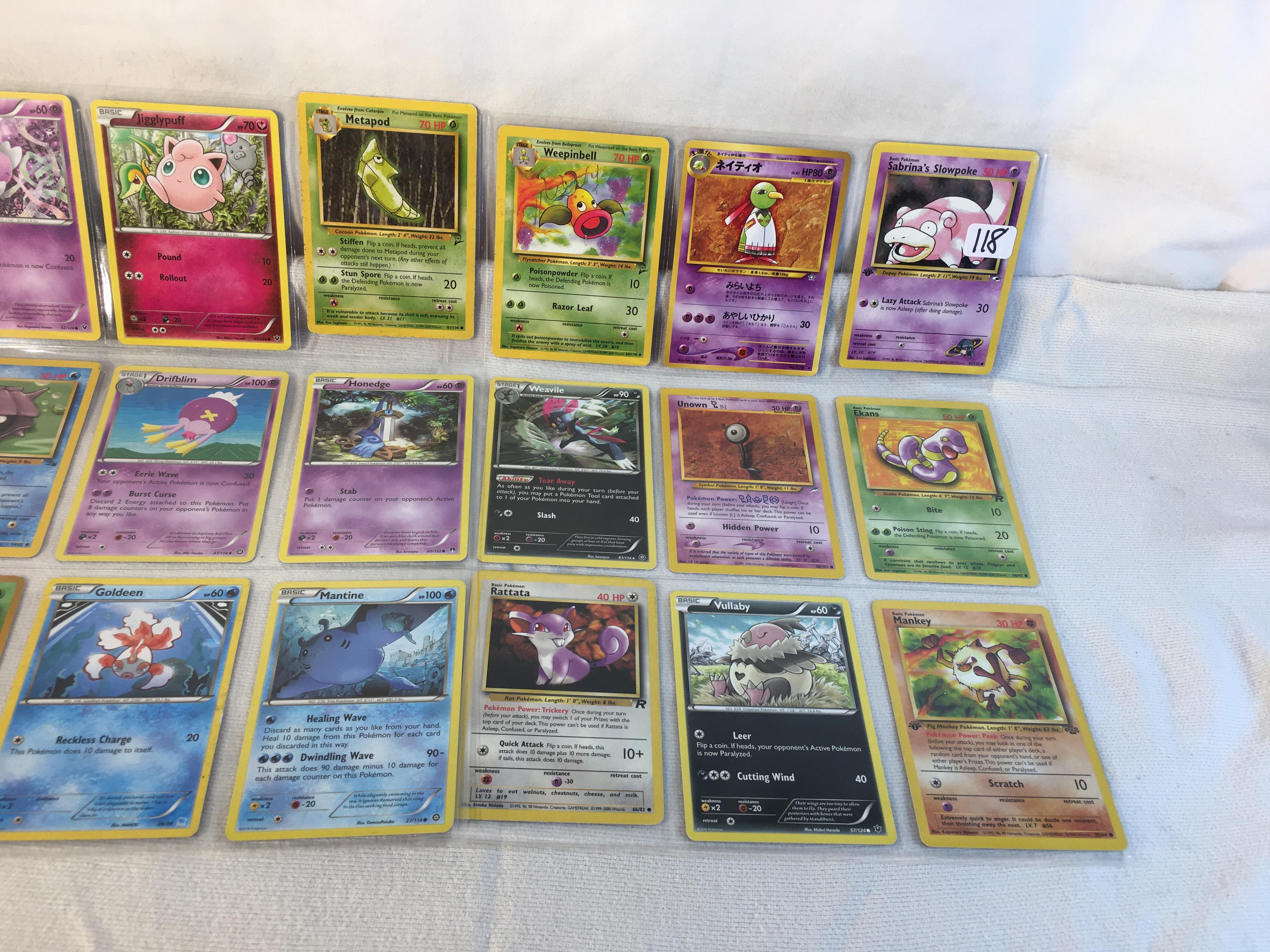 Lot of 18 Pcs Collector Pokemon TCG Assorted Trading Card Game - See Pictures