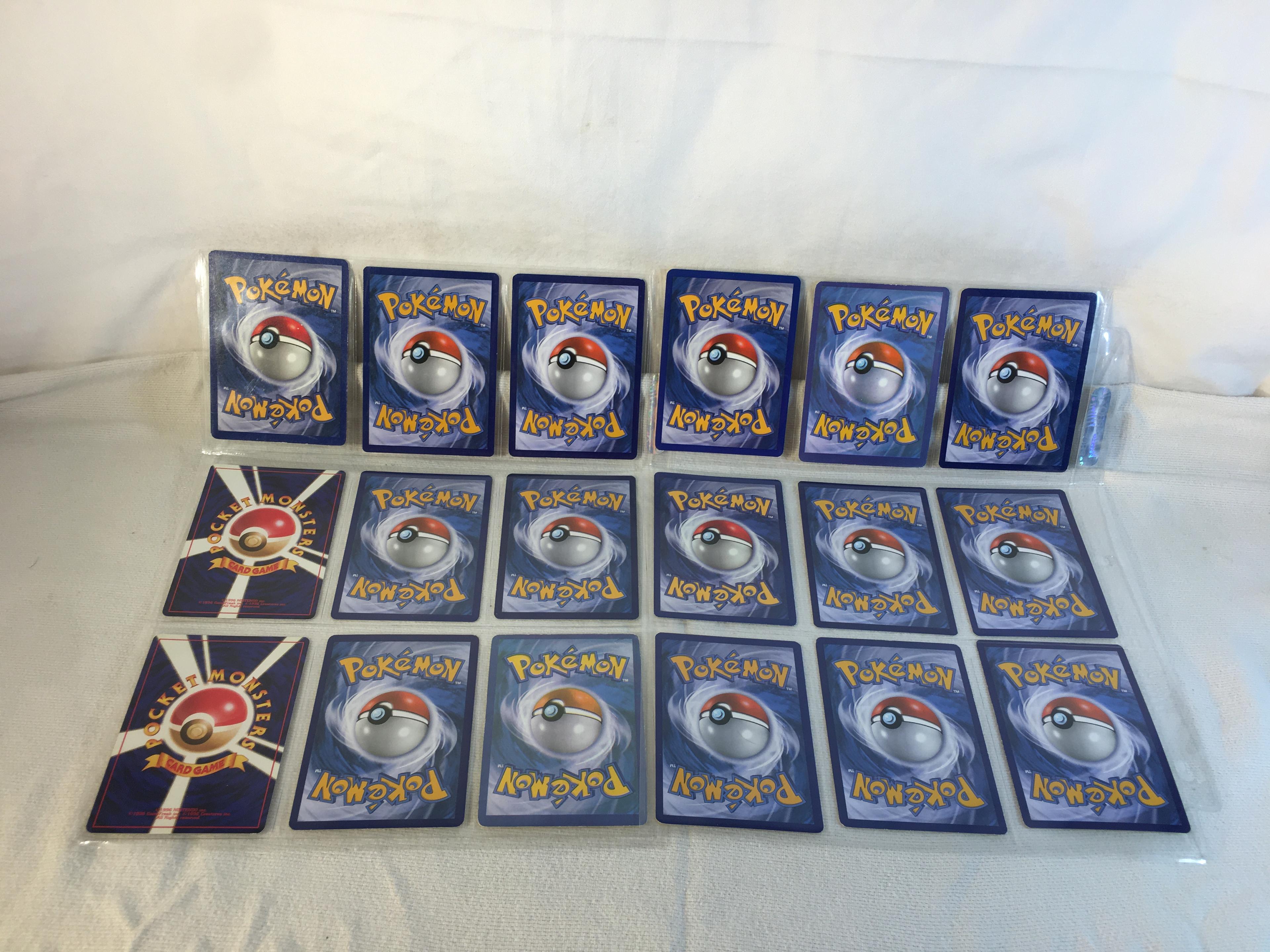 Lot of 18 Pcs Collector Pokemon TCG Assorted Trading Card Game - See Pictures