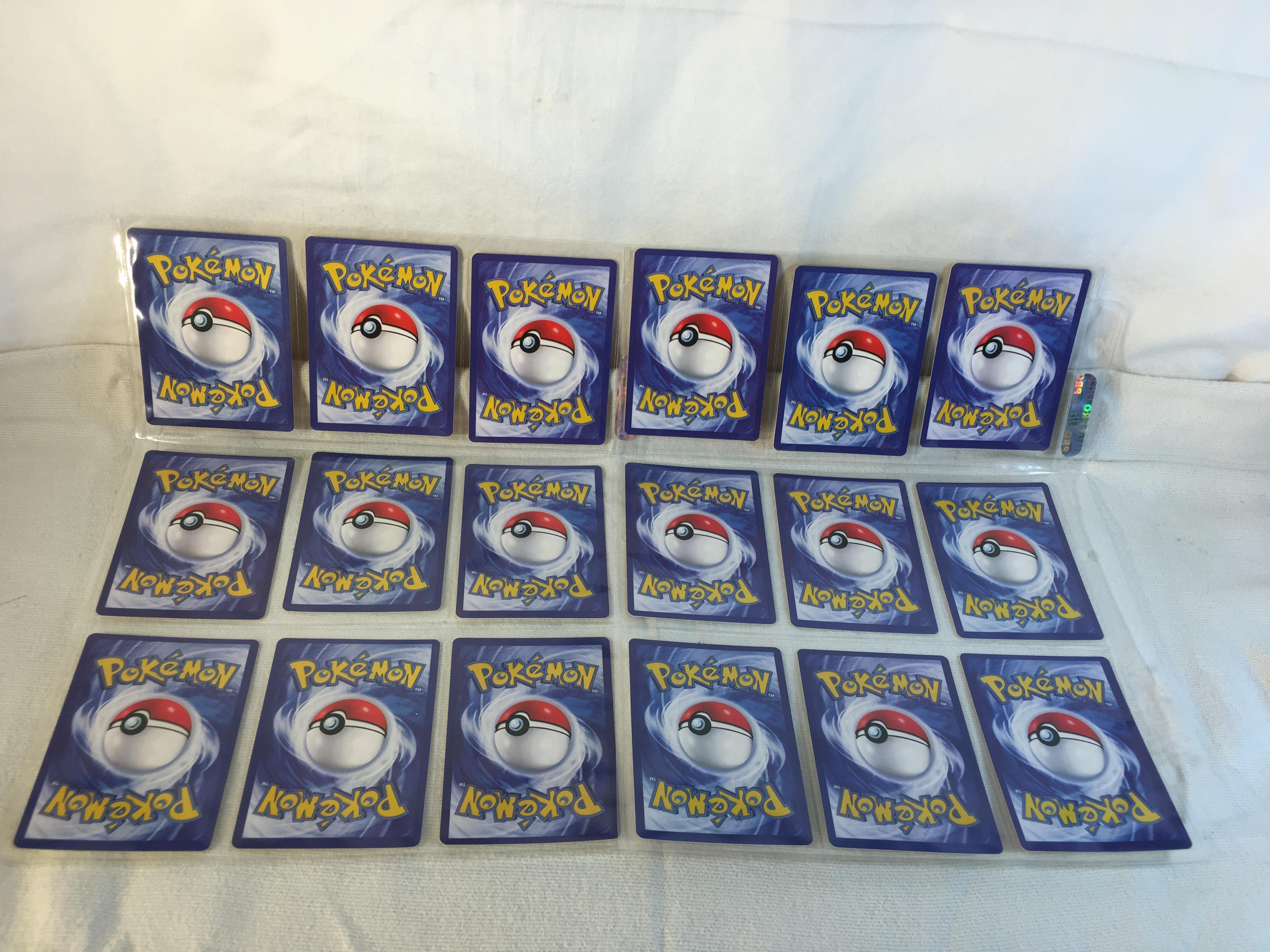 Lot of 18 Pcs Collector Pokemon TCG Assorted Trading Card Game - See Pictures