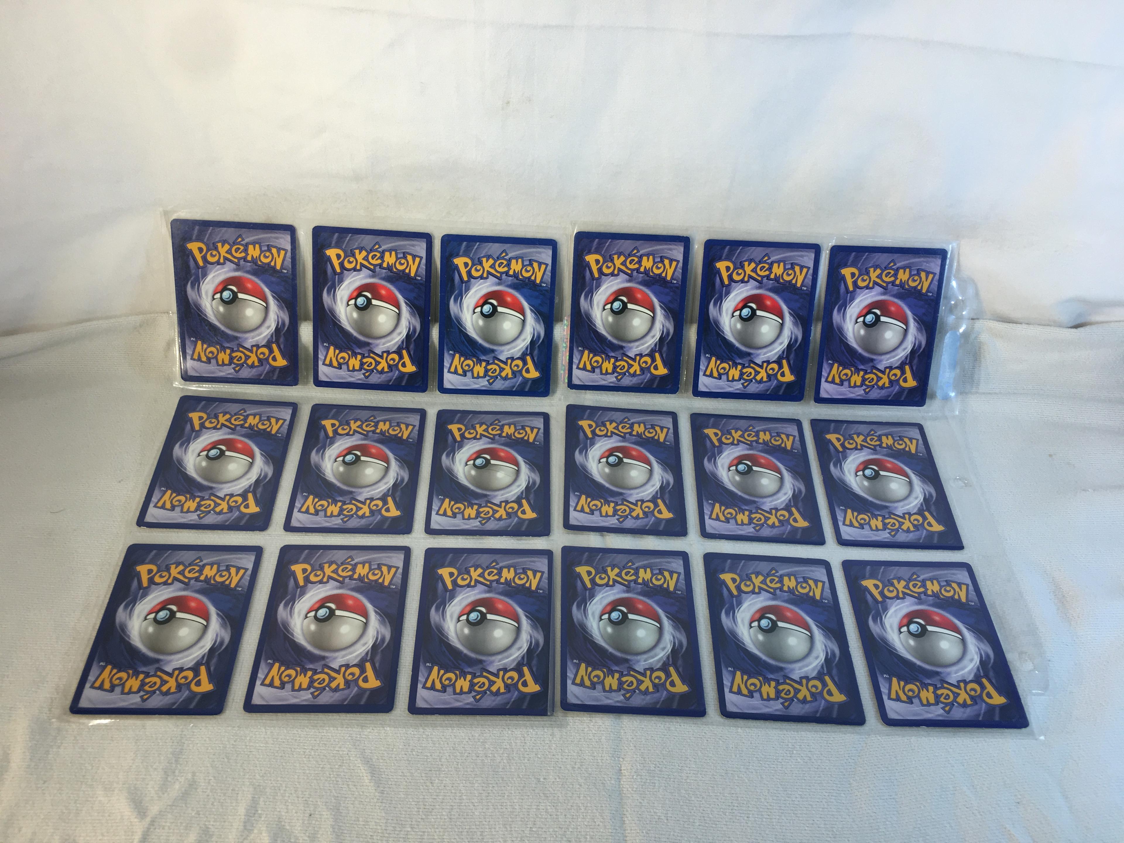 Lot of 18 Pcs Collector Pokemon TCG Assorted Trading Card Game - See Pictures