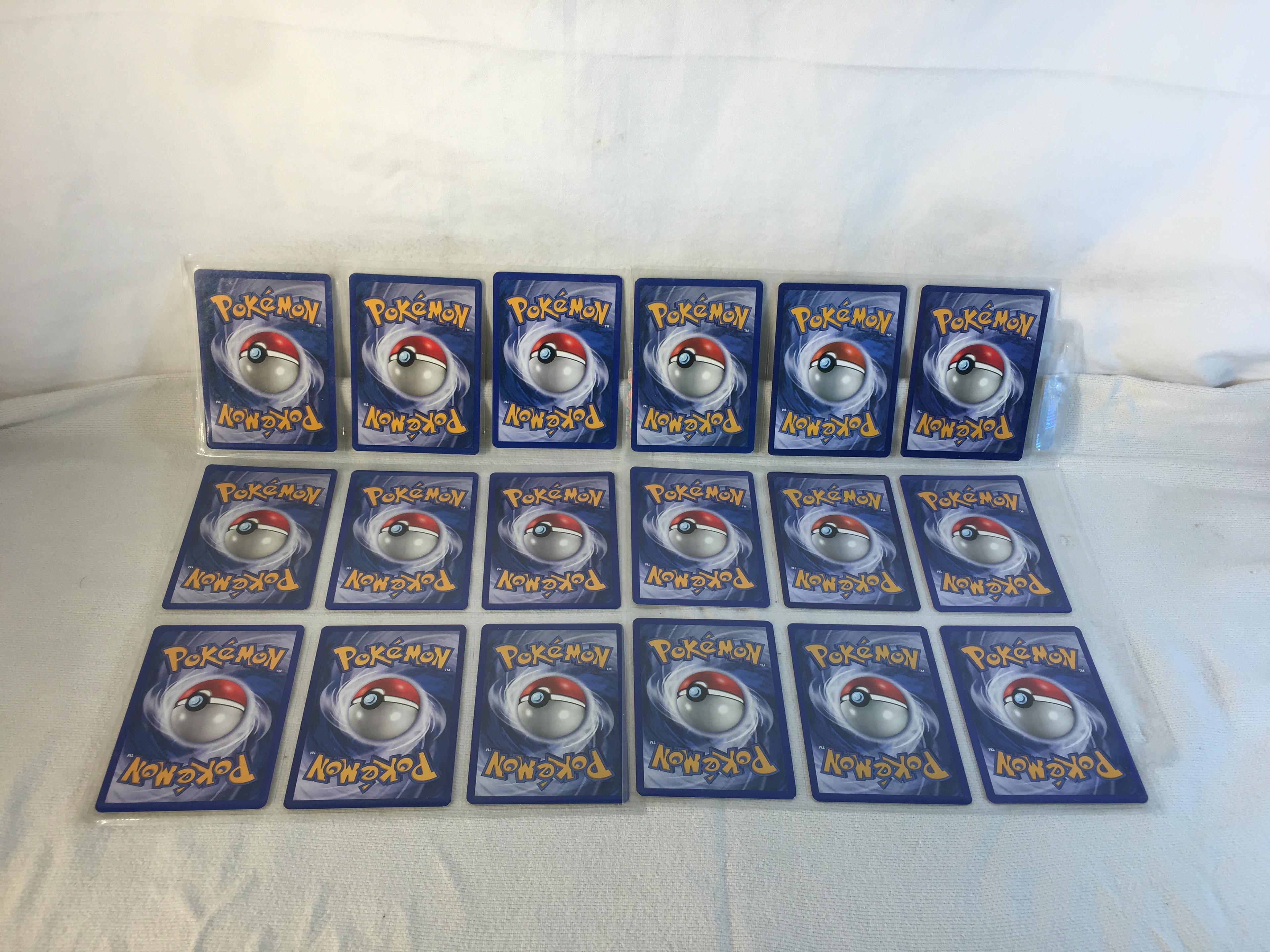 Lot of 18 Pcs Collector Pokemon TCG Assorted Trading Card Game - See Pictures