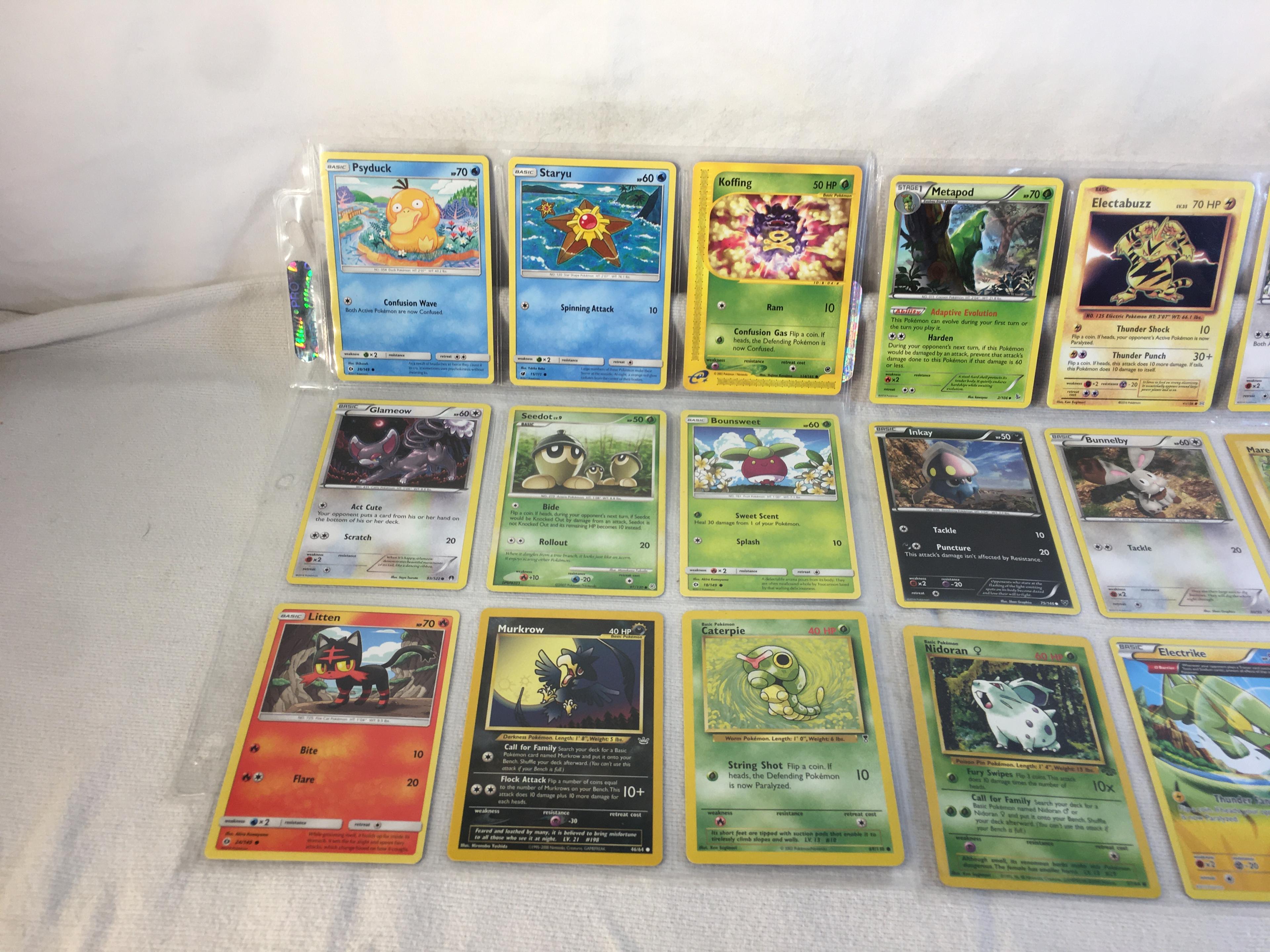 Lot of 18 Pcs Collector Pokemon TCG Assorted Trading Card Game - See Pictures