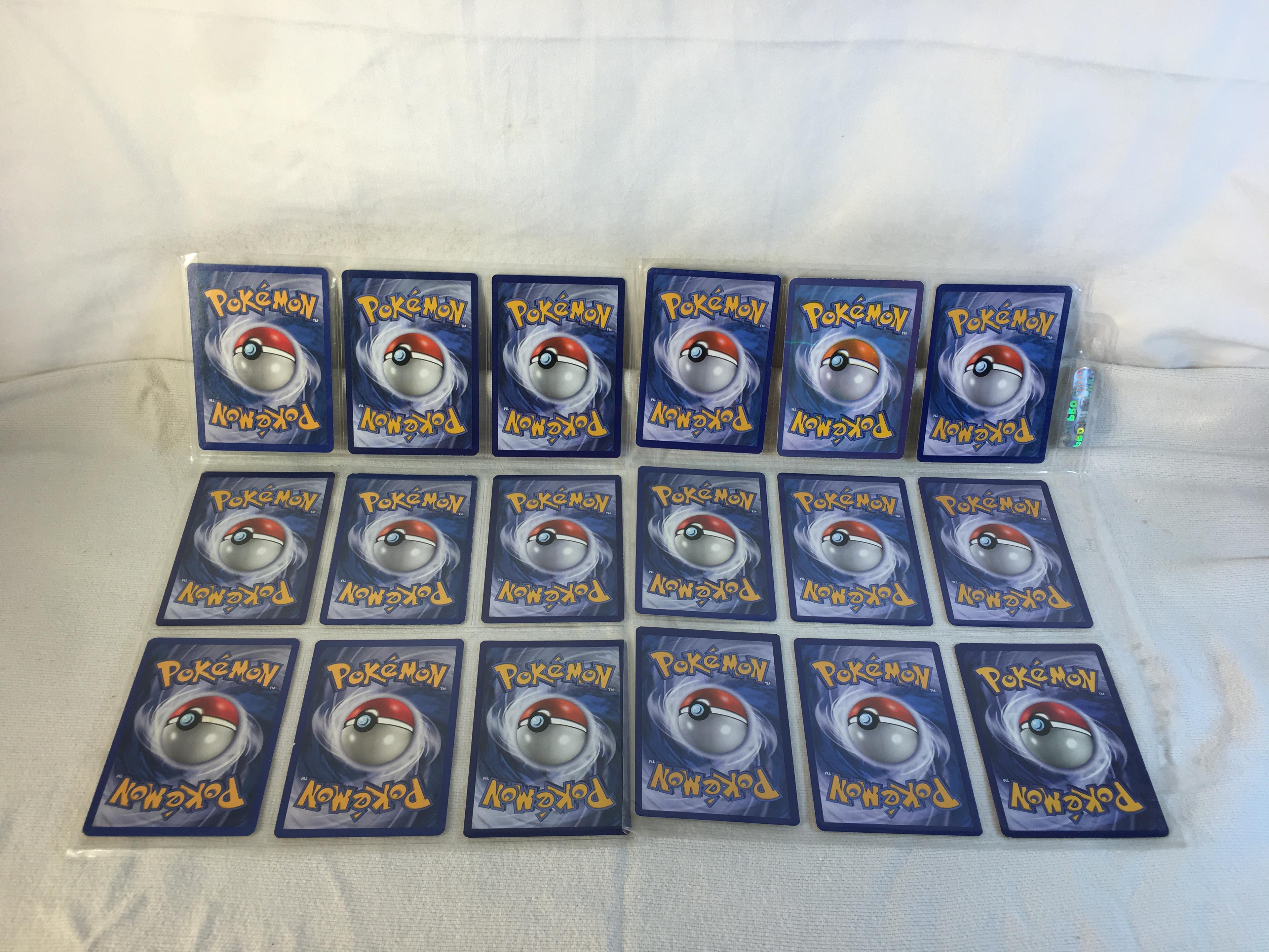 Lot of 18 Pcs Collector Pokemon TCG Assorted Trading Card Game - See Pictures