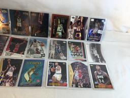 Lot of 18 Pcs Collector Modern NBA Basketball Sport Trading Assorted Cards & Players -See Pictures