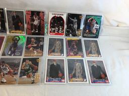 Lot of 18 Pcs Collector Modern NBA Basketball Sport Trading Assorted Cards & Players -See Pictures