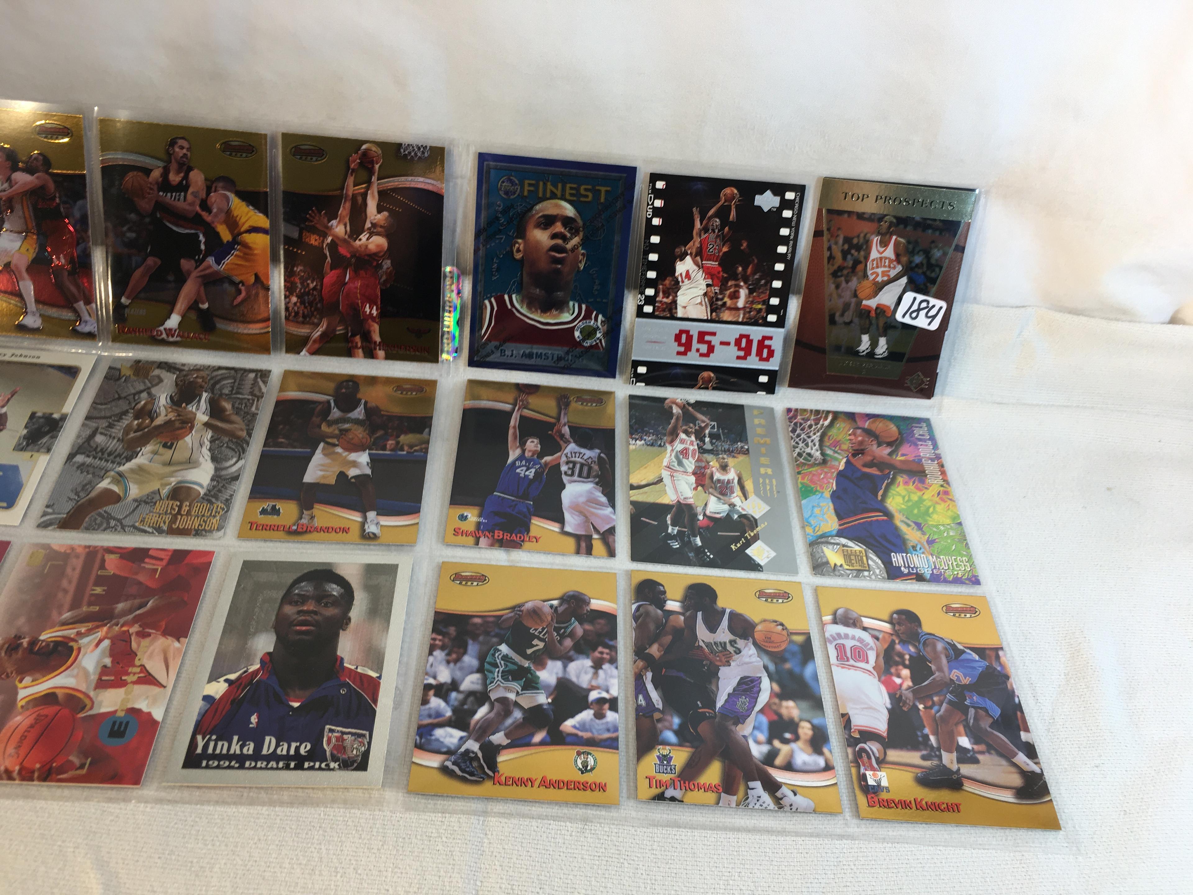 Lot of 18 Pcs Collector Modern NBA Basketball Sport Trading Assorted Cards & Players -See Pictures