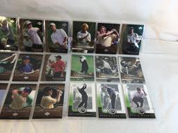 Lot of 18 Pcs Collector Modern Golf Trading Assorted Cards & Players - See Pictures