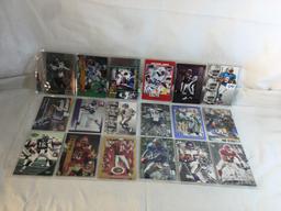 Lot of 18 Pcs Collector Modern NFL Football Sport Trading Assorted Cards & Players - See Pictures