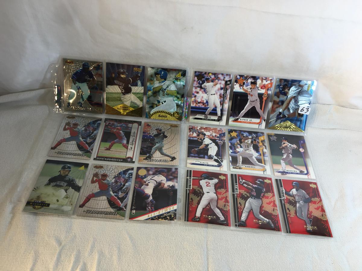 Lot of 18 Pcs Collector Modern MLB Baseball  Sport Trading Assorted Cards & Players -See Pictures