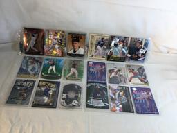 Lot of 18 Pcs Collector Modern MLB Baseball  Sport Trading Assorted Cards & Players -See Pictures