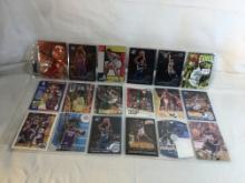 Lot of 18 Pcs Collector Modern NBA Basketball Sport Trading Assorted Cards & Players -See Pictures