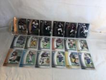 Lot of 18 Pcs Collector Modern NFL Football Sport Trading Assorted Cards & Players - See Pictures