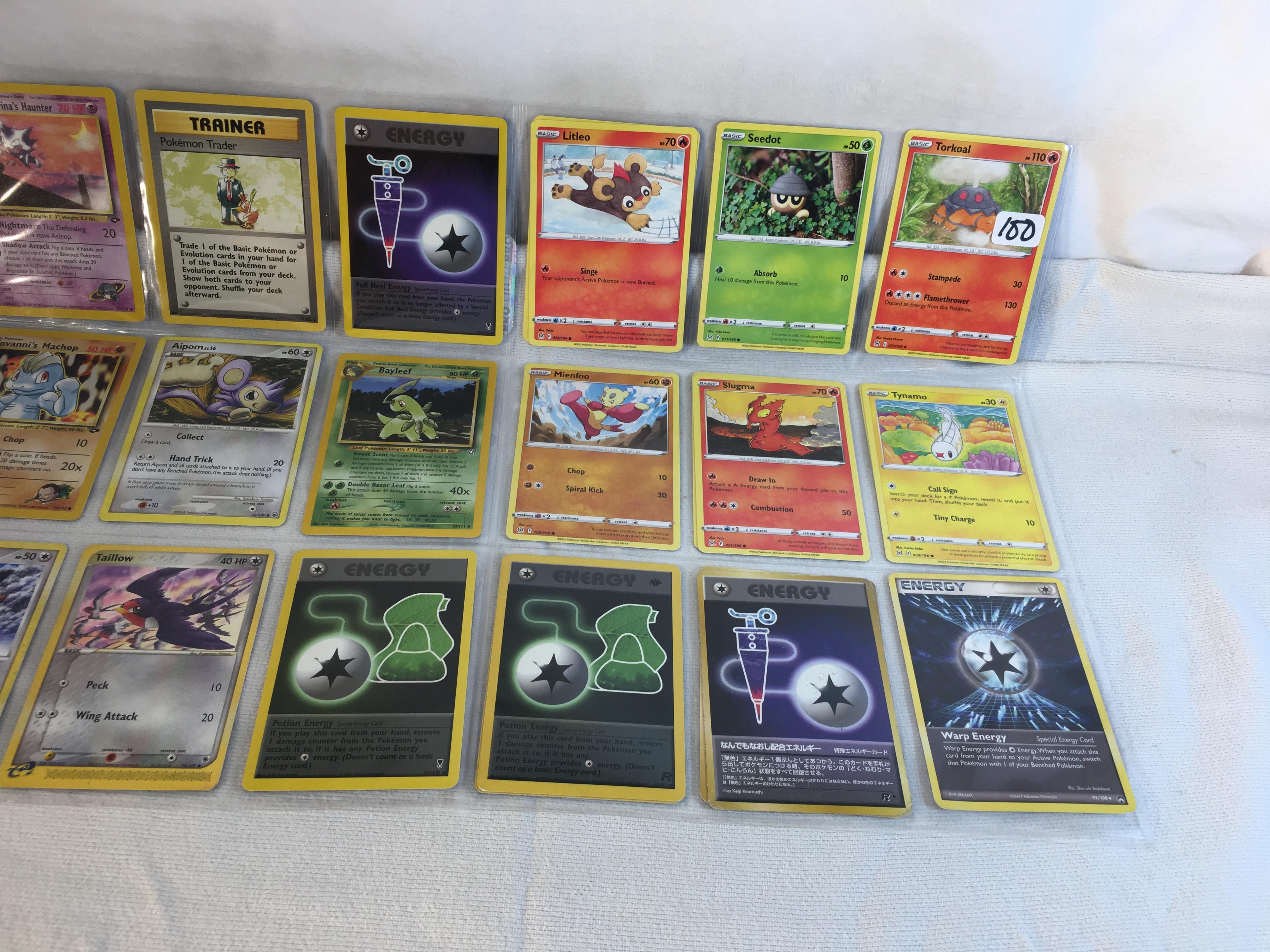 Lot of 18 Pcs Collector Modern Assorted Pokemon Trading Assorted Game Cards - See Pictures