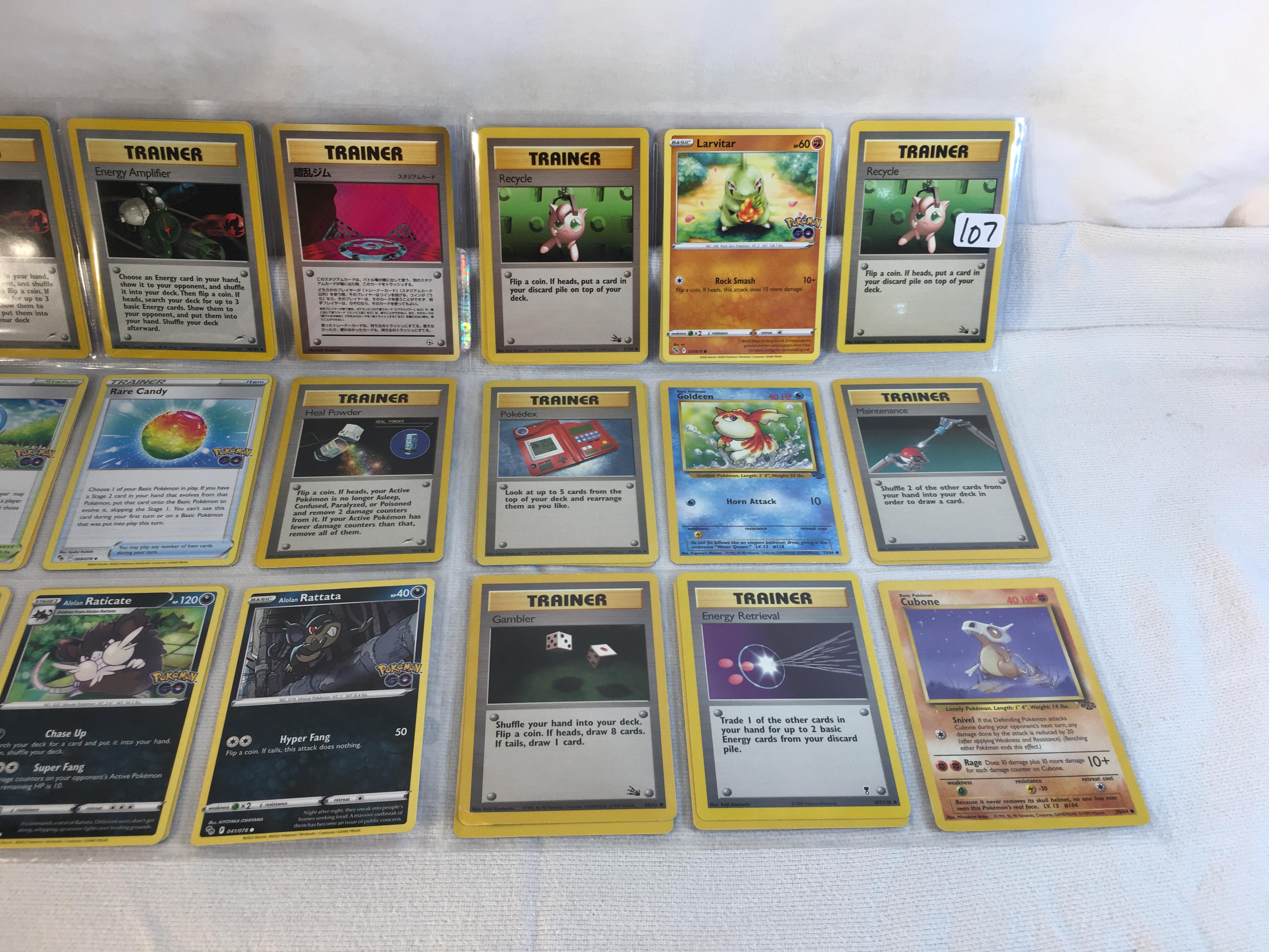 Lot of 18 Pcs Collector Modern Assorted Pokemon Trading Assorted Game Cards - See Pictures