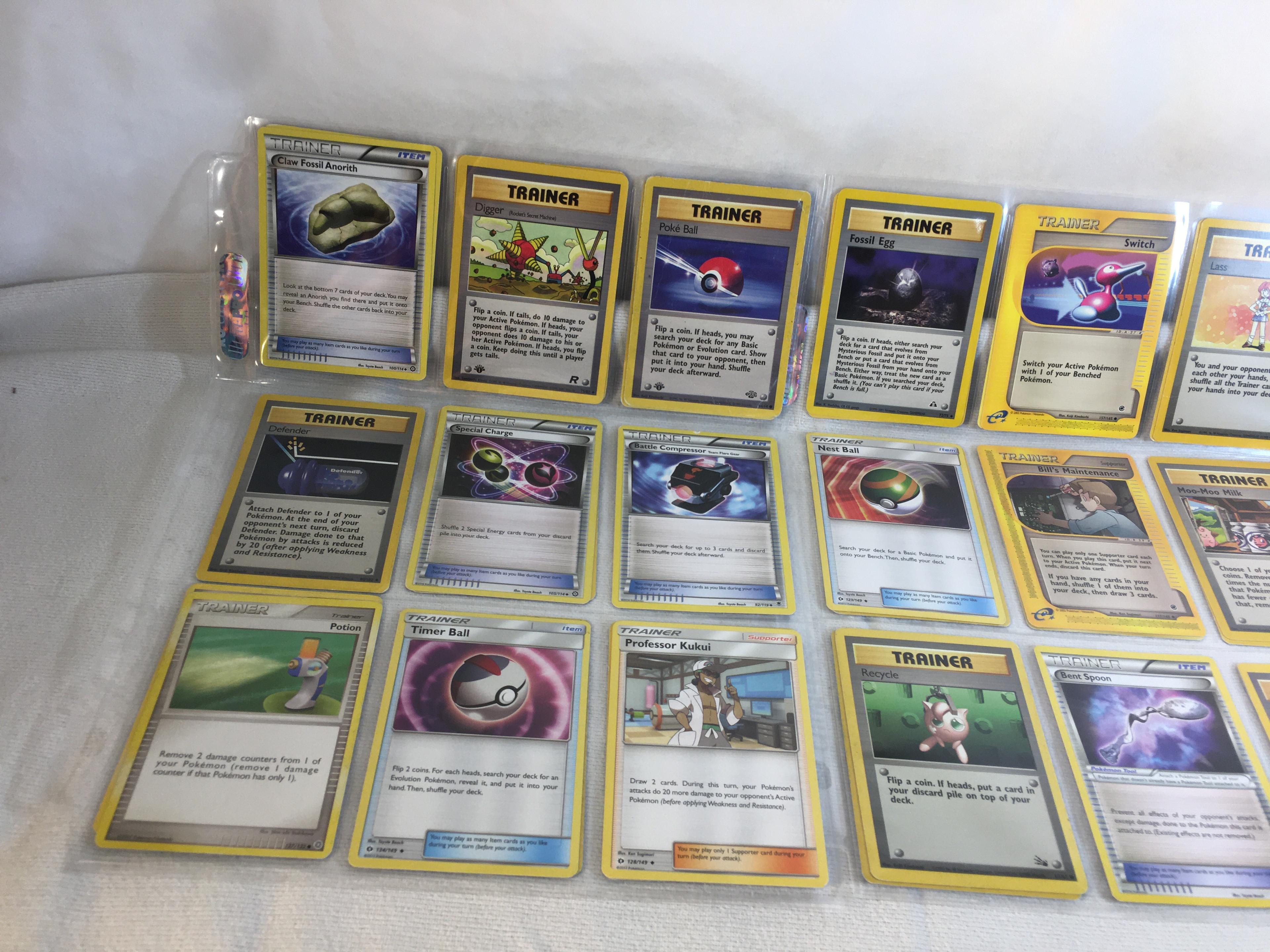 Lot of 18 Pcs Collector Modern Assorted Pokemon Trading Assorted Game Cards - See Pictures