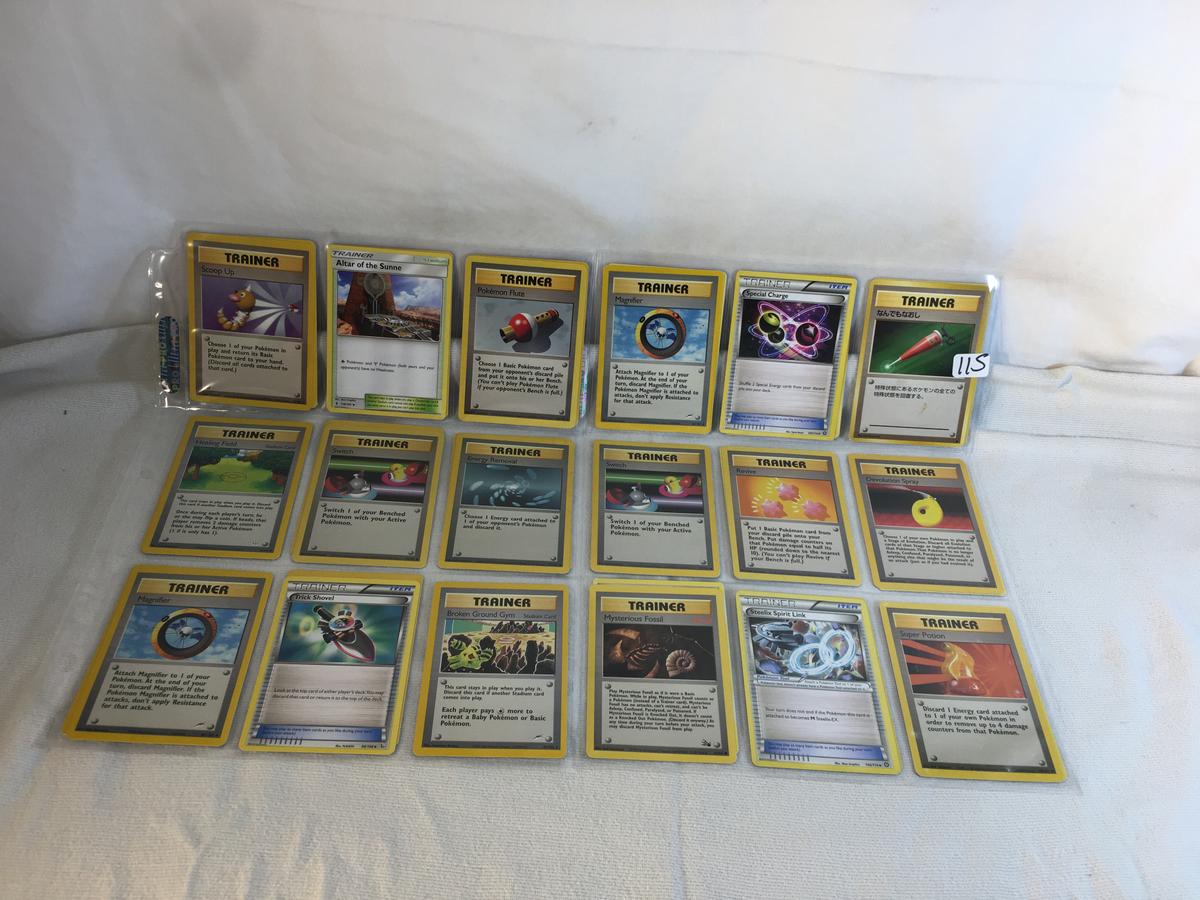 Lot of 18 Pcs Collector Modern Assorted Pokemon Trading Assorted Game Cards - See Pictures