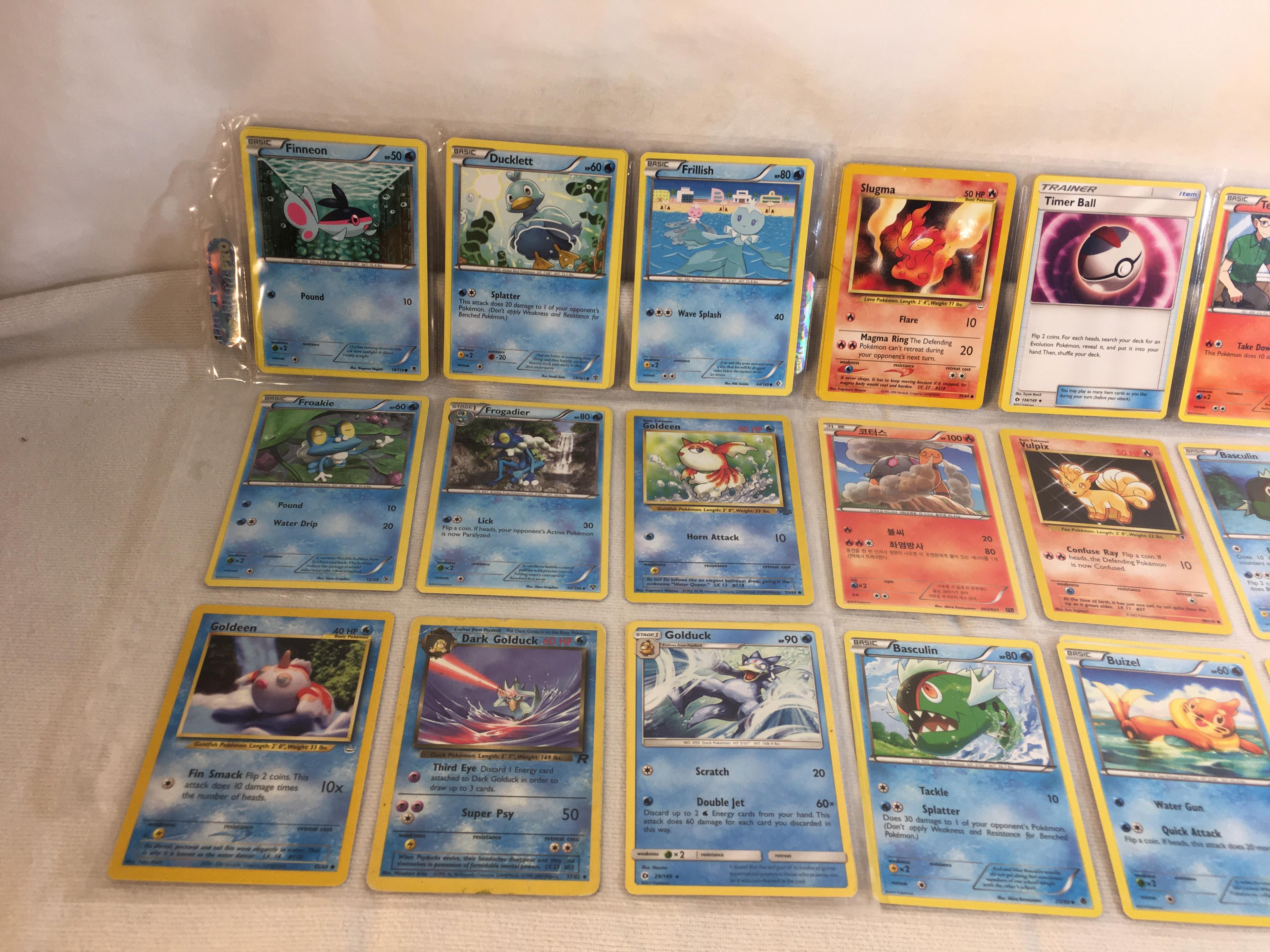 Lot of 18 Pcs Collector Modern Assorted Pokemon Trading Assorted Game Cards - See Pictures